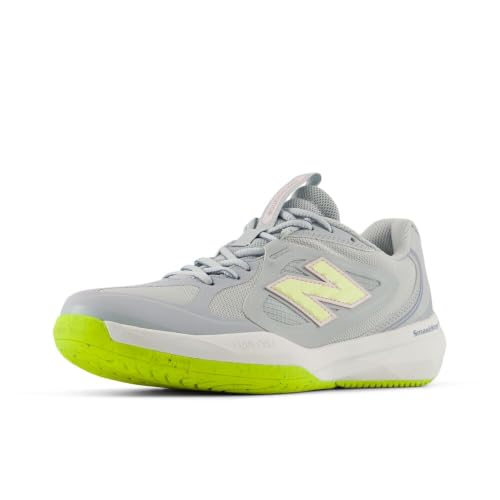 New Balance Women's SmashStep PKL Pickleball Shoe, Light Zinc Blue/Pink Granite, 8.5