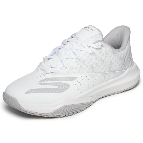 Skechers Men's Viper Court Rally Pickleball Shoe, White, 8 X-Wide