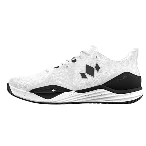 Diadem Court Burst Shoe, Pickleball/Tennis, White/Black, 10 Women/8.5 Men