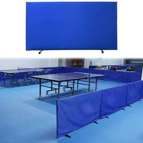 Modular Table Tennis & Pickleball Court Barrier - 17 Pack Freestanding Baffle for Gym & School, Easy Ball Pickup, Durable Partition for Active Spaces