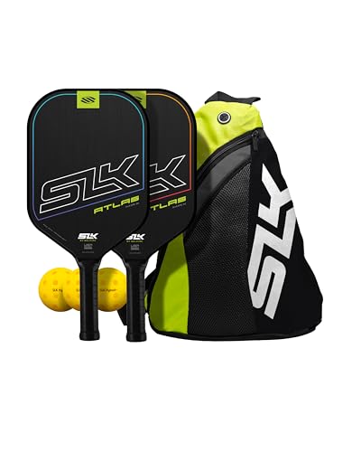 Selkirk Sport SLK Atlas Max Paddles Set of 2 | Carbon Fiber + Sling Bag