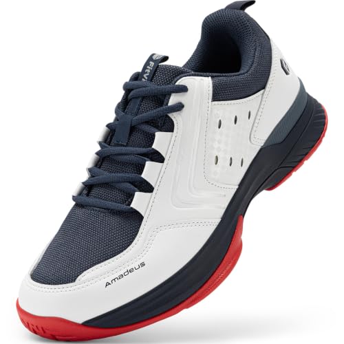 FitVille Men's Wide Pickleball Shoes Non-Slip Court Tennis Sneakers for Men